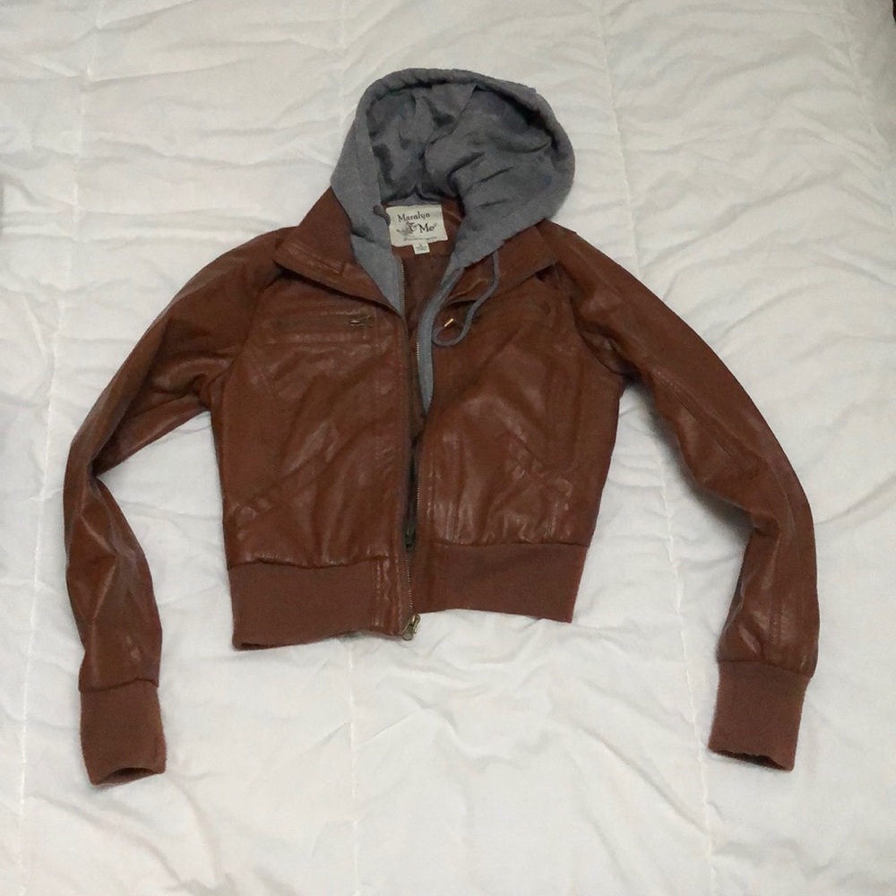 Faux Leather Jacket